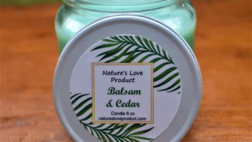 Balsam and Cedar Candle
