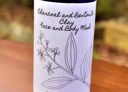Charcoal and Bentonite Clay Face and Body Wash